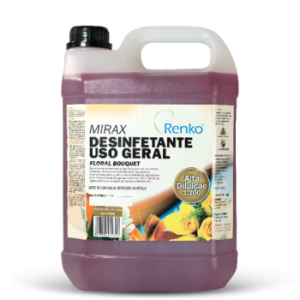Desinfetante Concentrado Floral 5 litros Mirax Renko 1/200